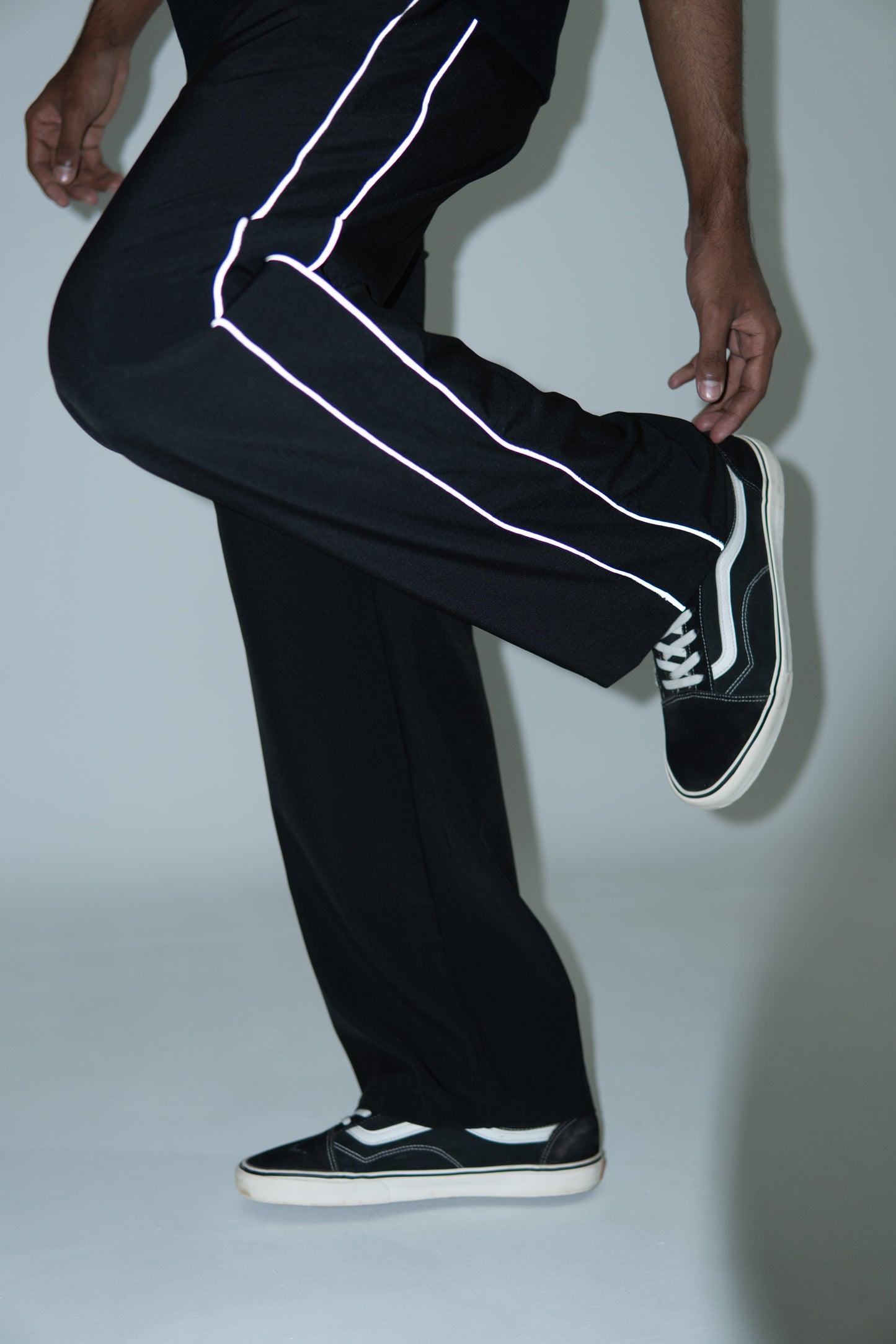 Reflective Track Pant - Black