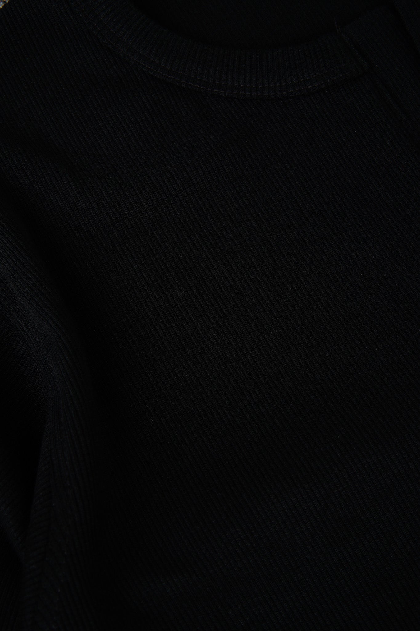 Black Full Sleeve Henley