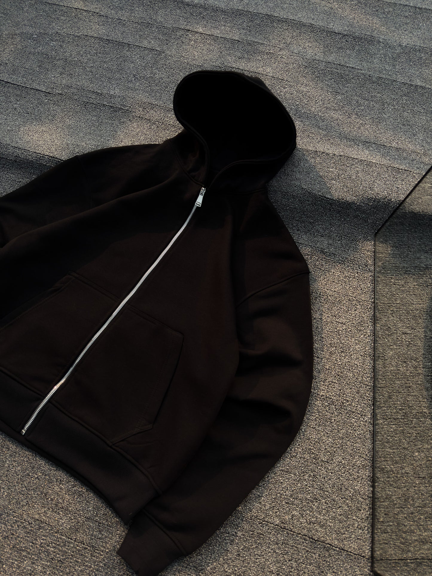 Zip Through Hoodie - Eclipse
