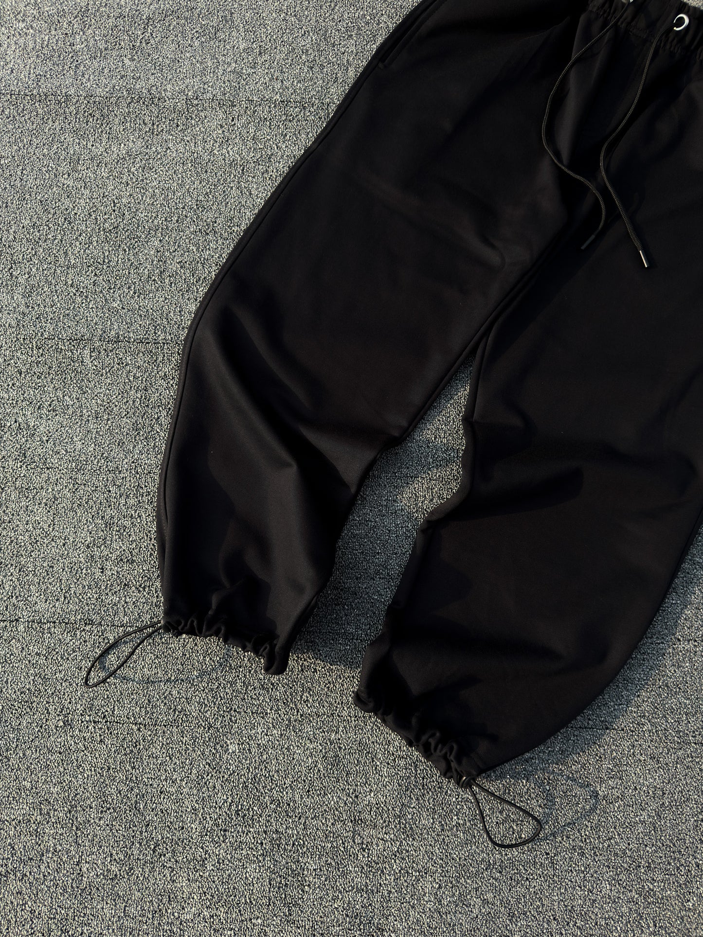 Wide Leg Sweatpant - Black
