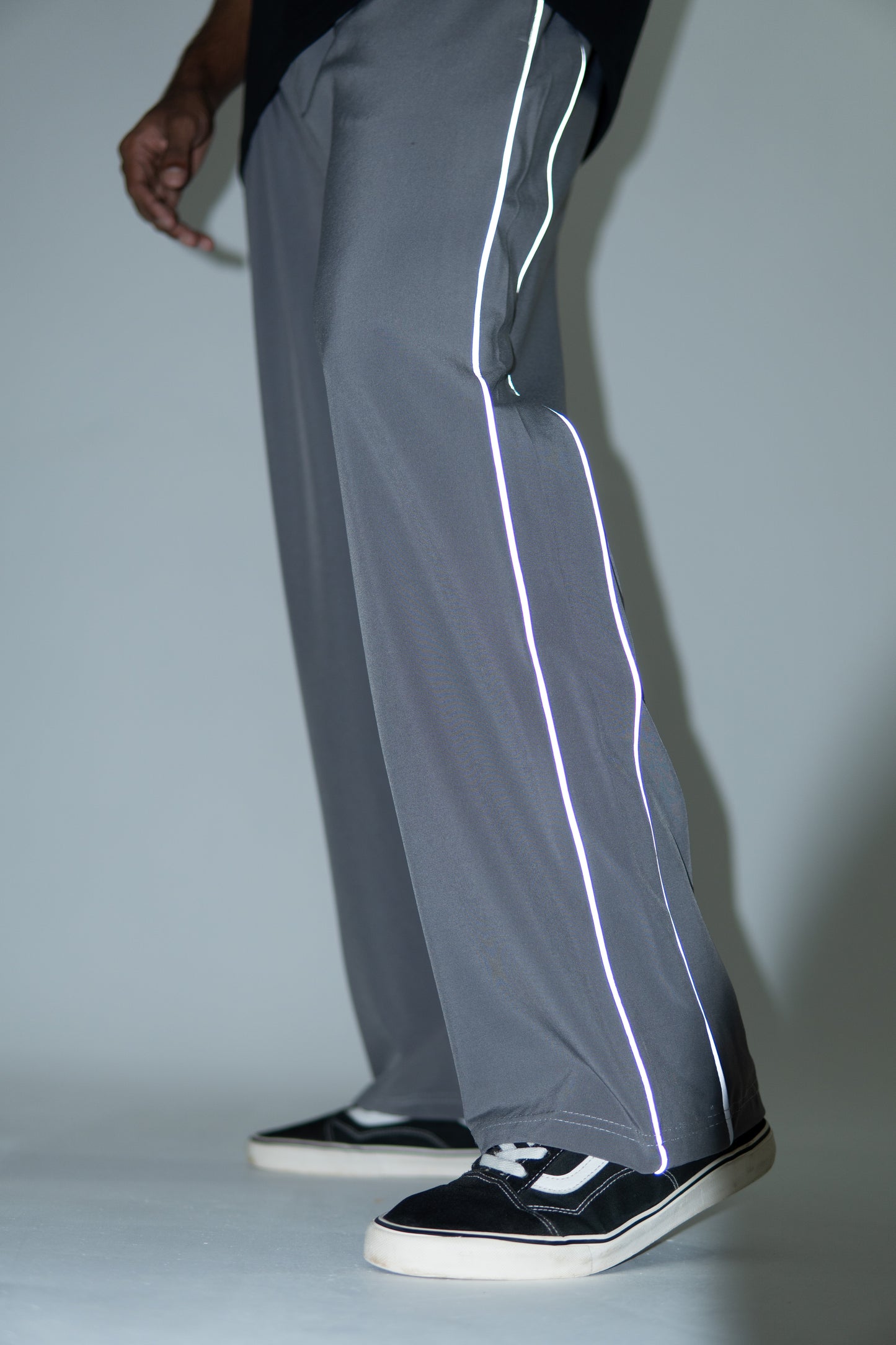 Reflective Track Pant - Grey