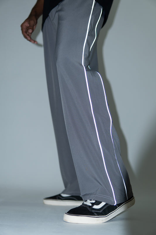 Reflective Track Pant - Grey