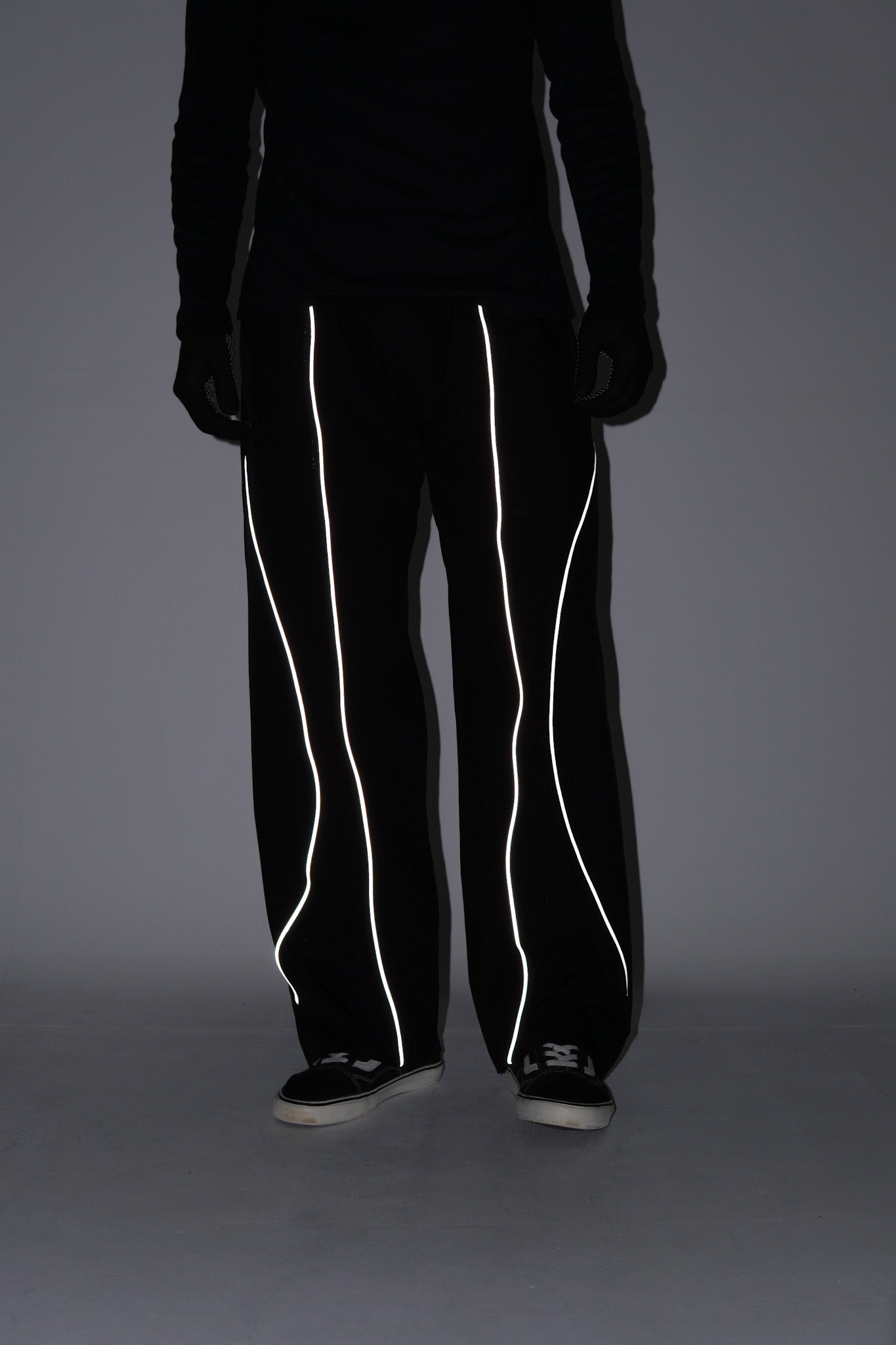 Reflective Track Pant - Black