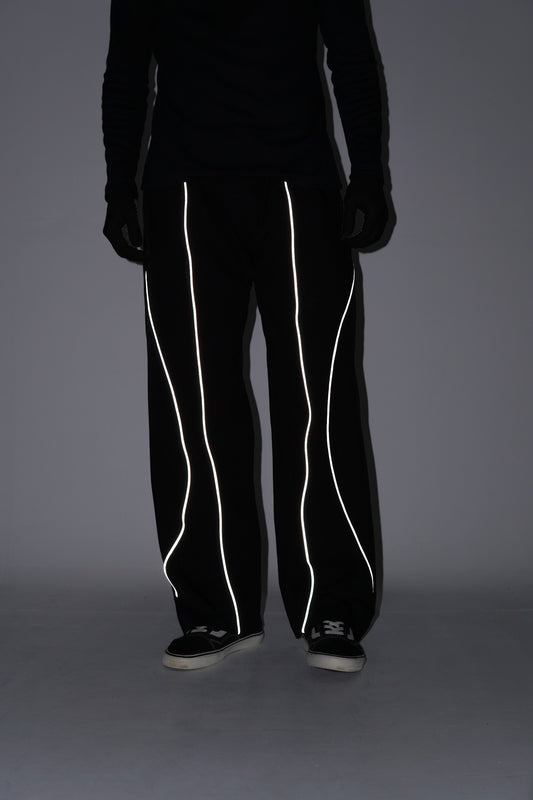 Reflective Track Pant - Black