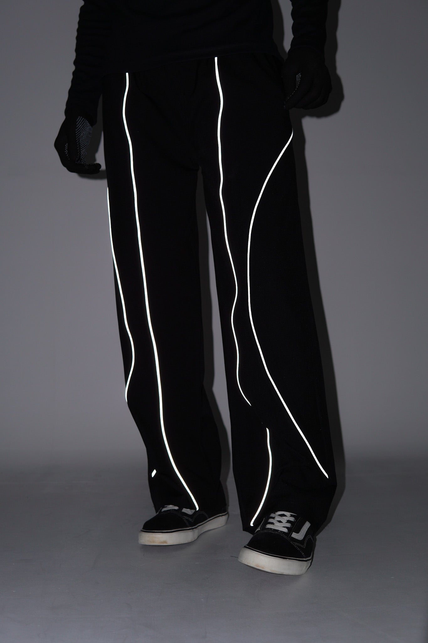 Reflective Track Pant - Black