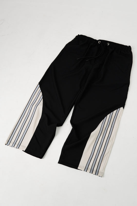Reflective Stripe Track Pant - Black