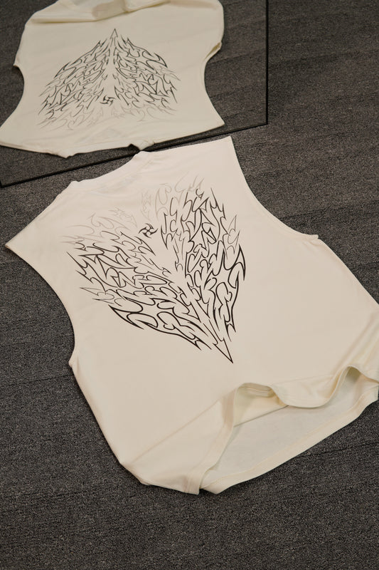 Sleeveless T - Inferno