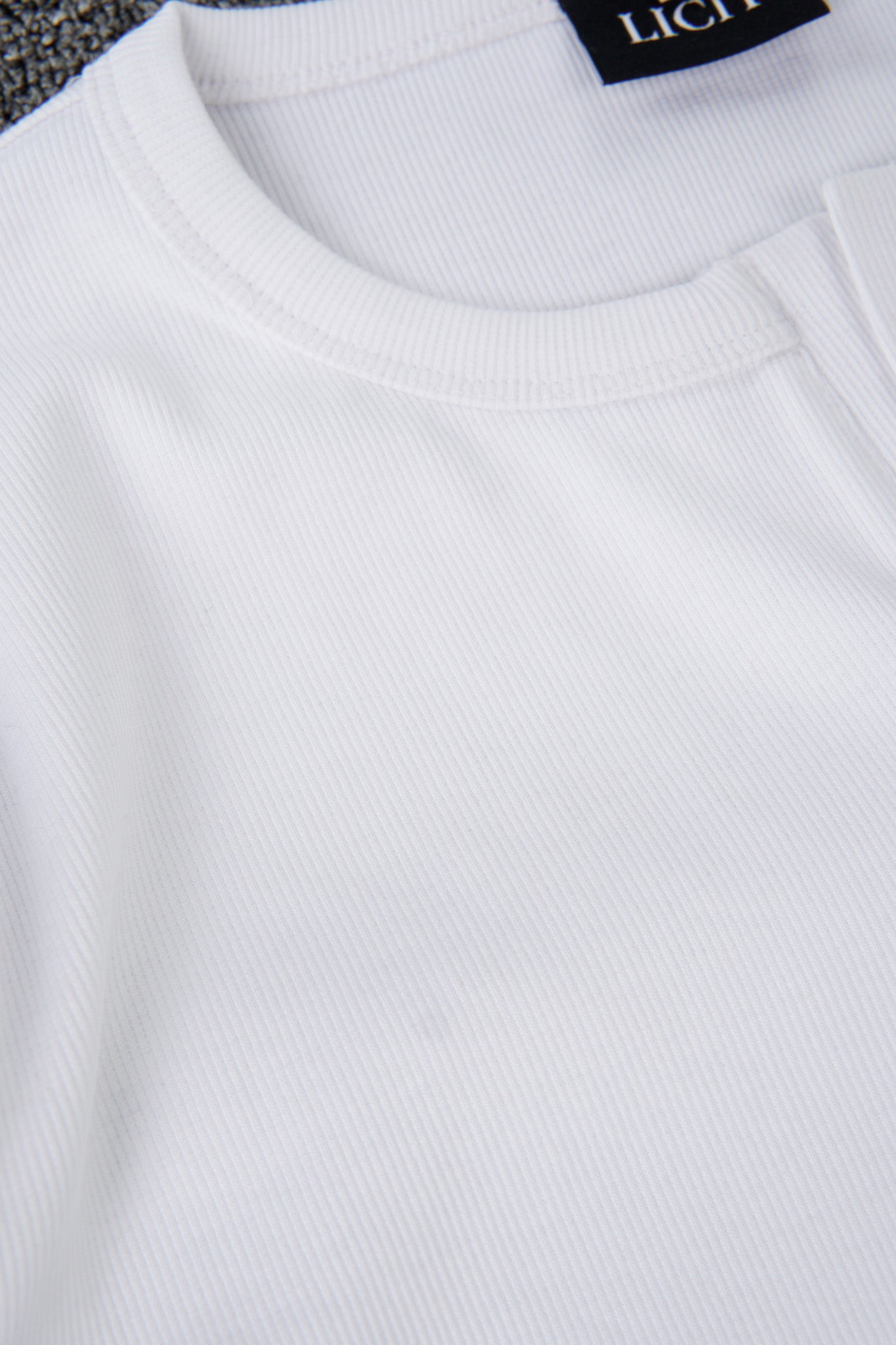White Half Sleeve Henley