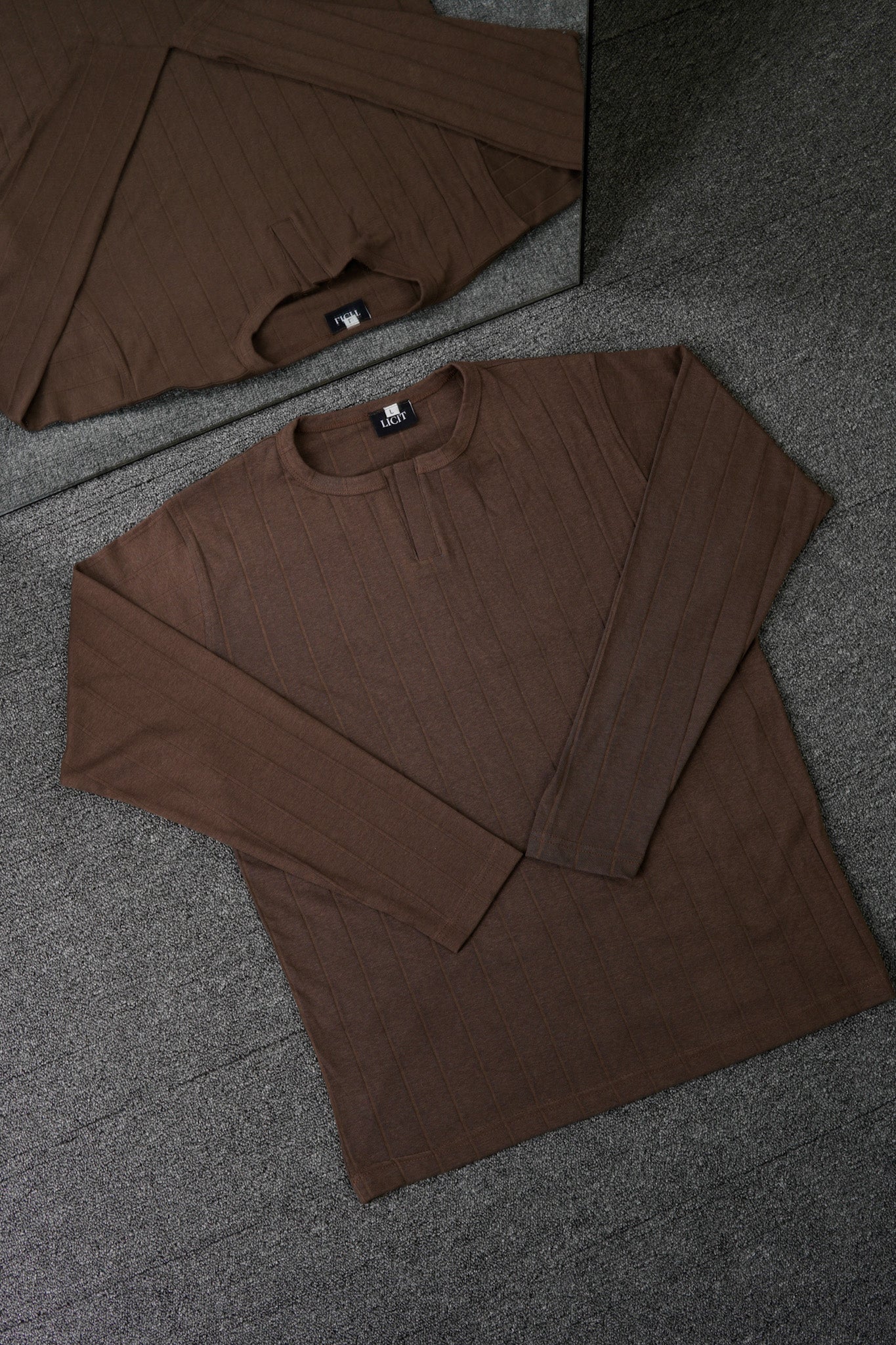 Mocha Full Sleeve Henley