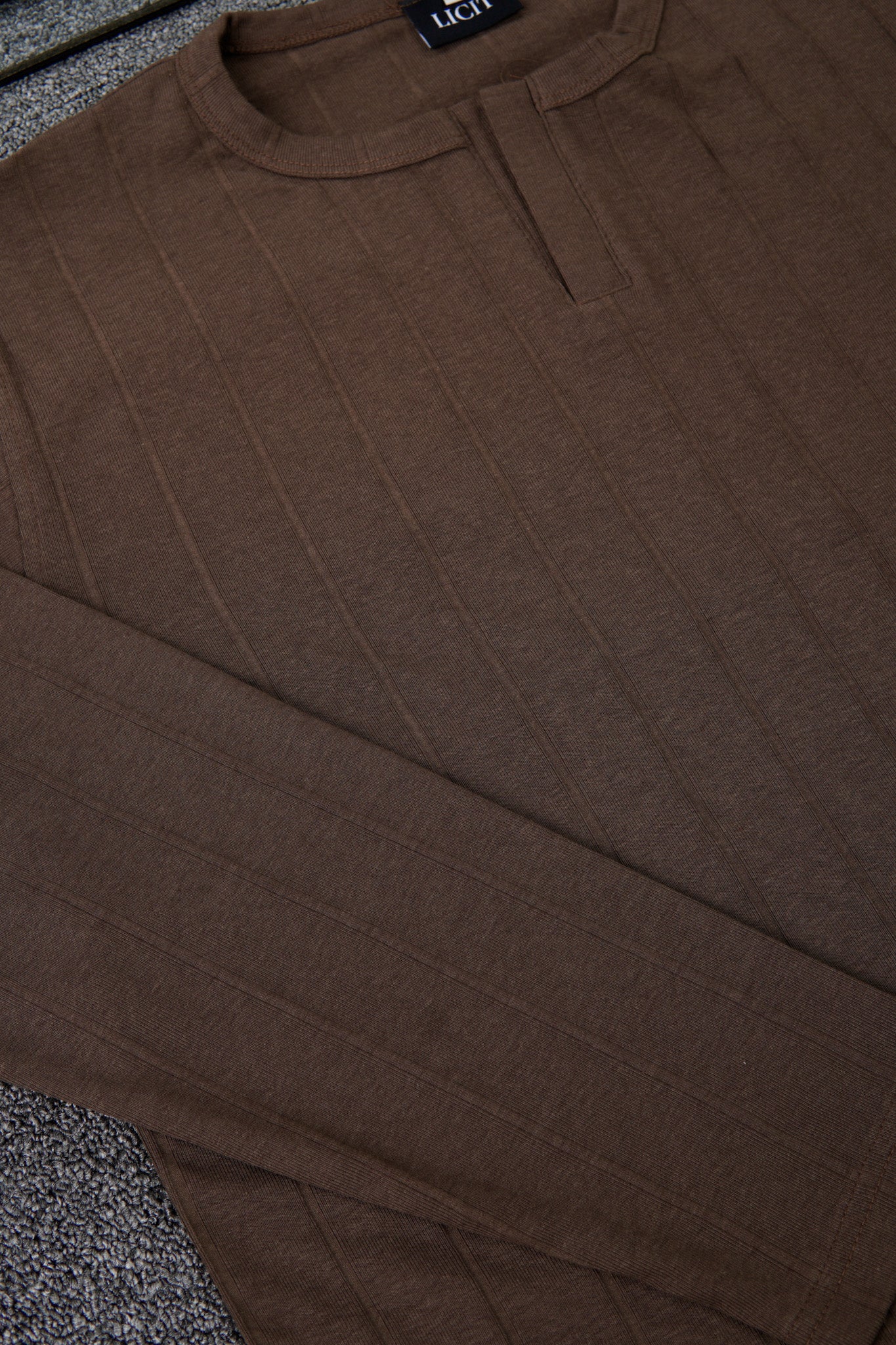 Mocha Full Sleeve Henley