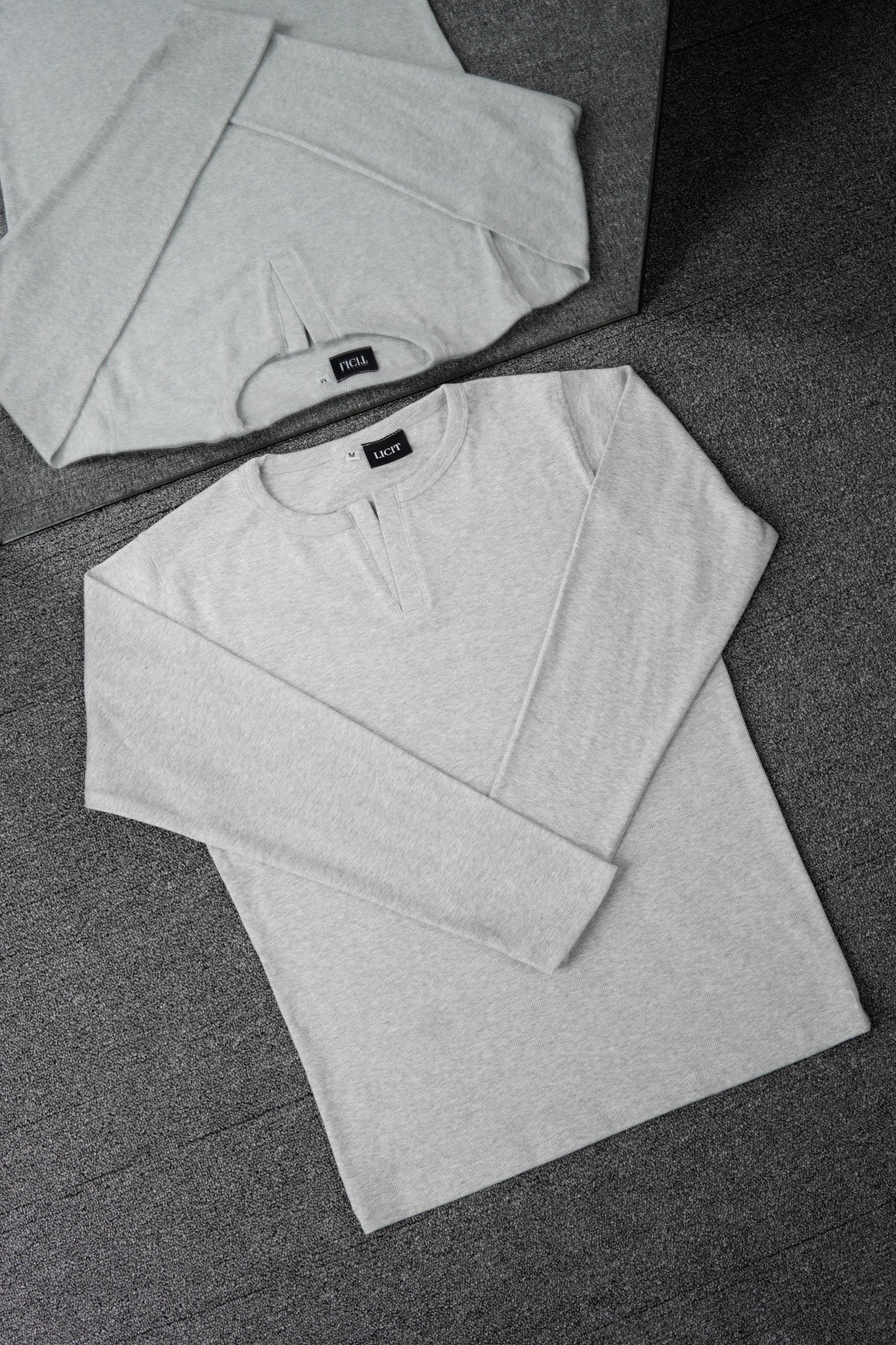 Grey Full Sleeve Henley