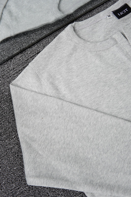 Grey Full Sleeve Henley