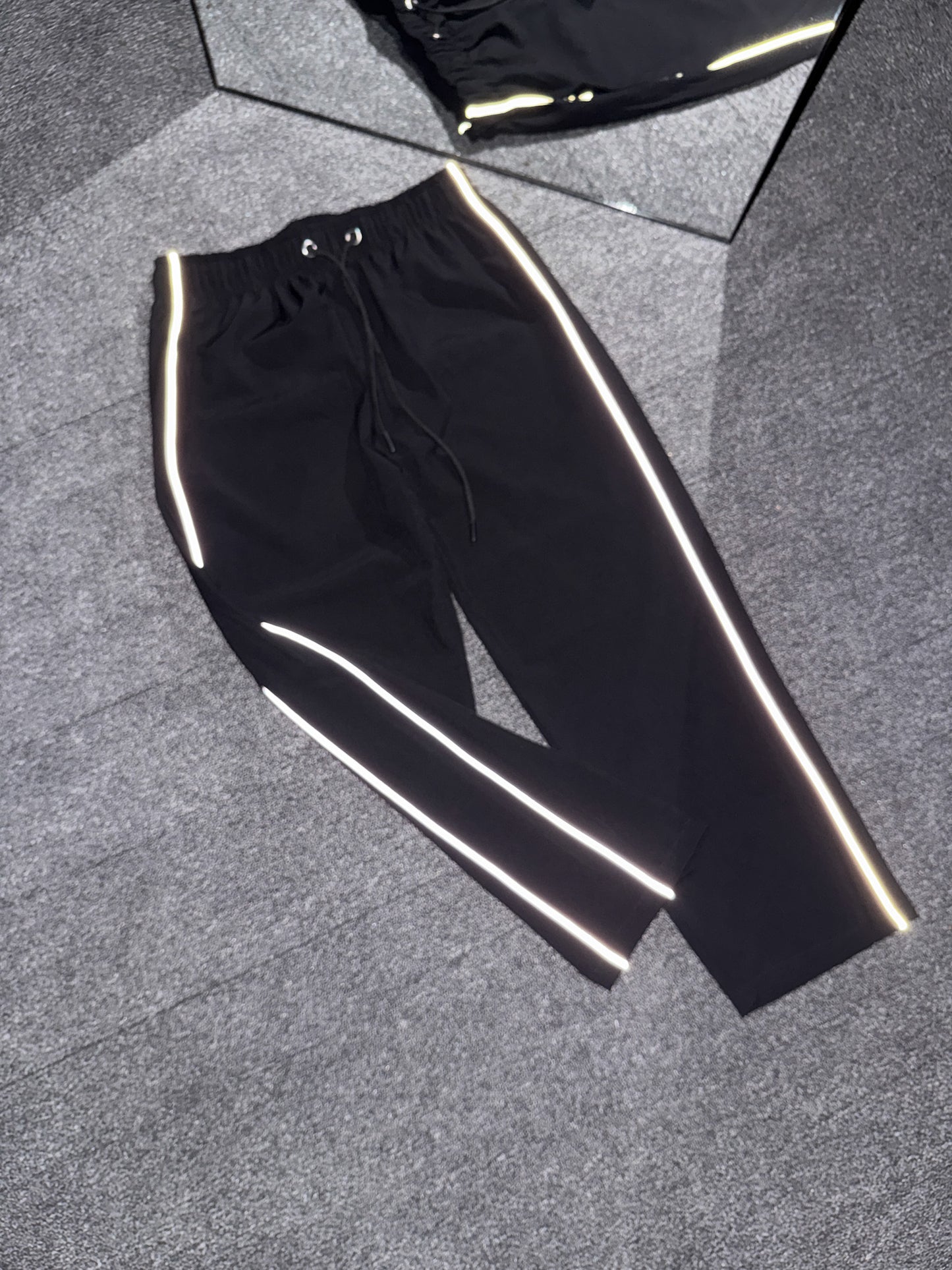 Reflective Track Pant - Black