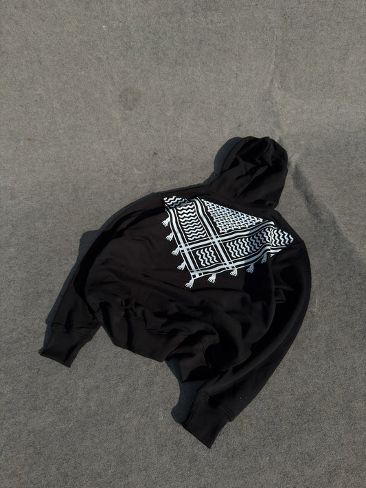 Graphic hoodie - keffiyeh
