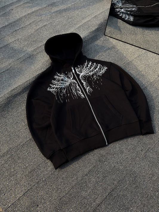 Zip Through Hoodie - Fallenwings