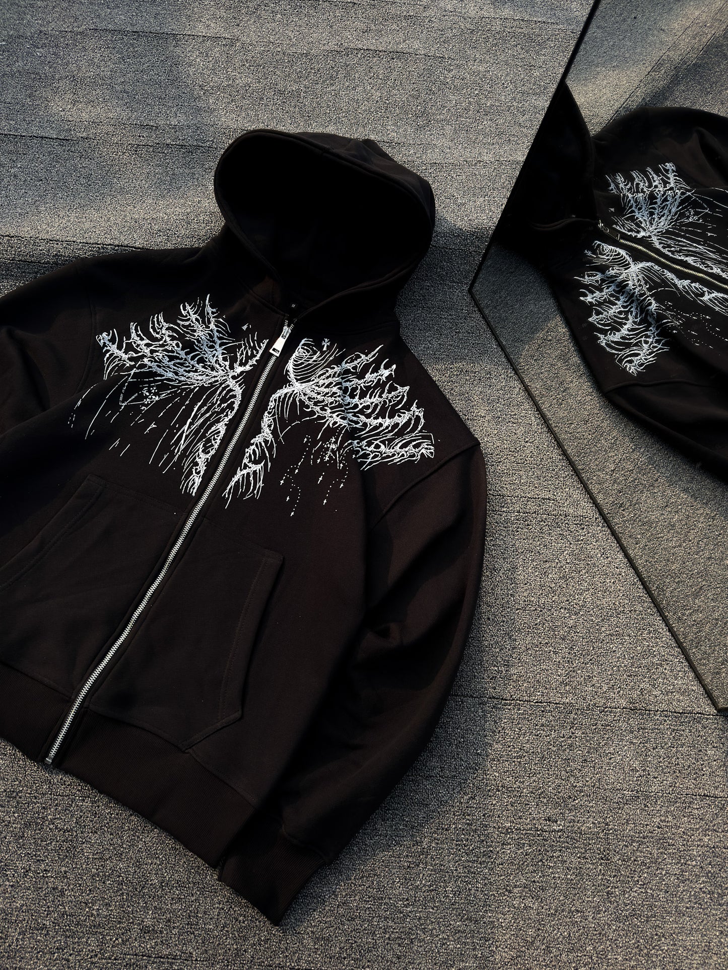 Zip Through Hoodie - Fallenwings