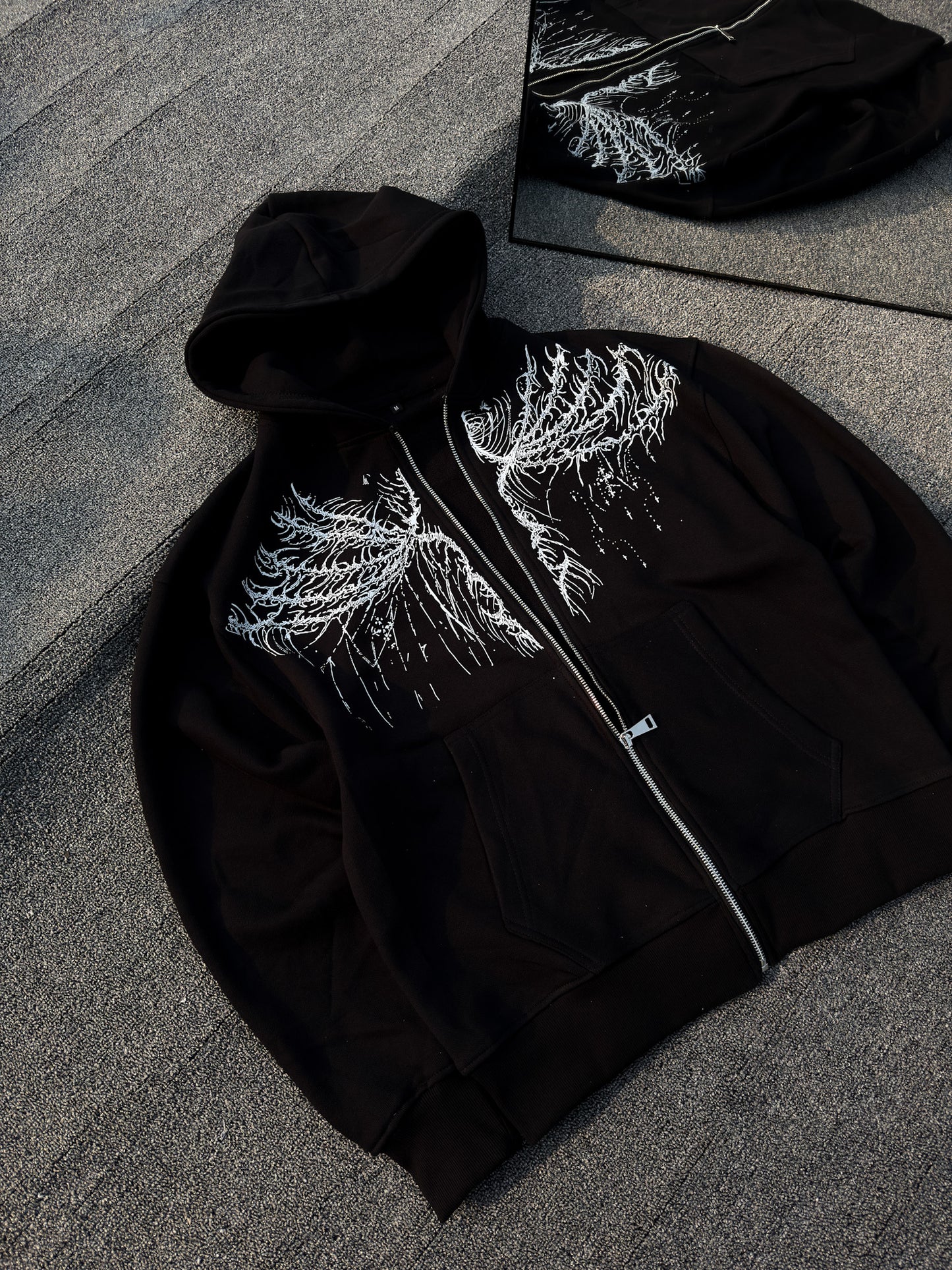 Zip Through Hoodie - Fallenwings