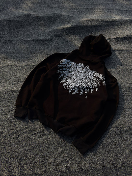 Zip Through Hoodie - Ashenwings