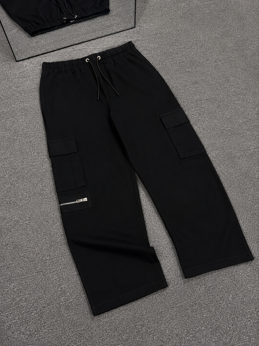 Black Zip Cargo