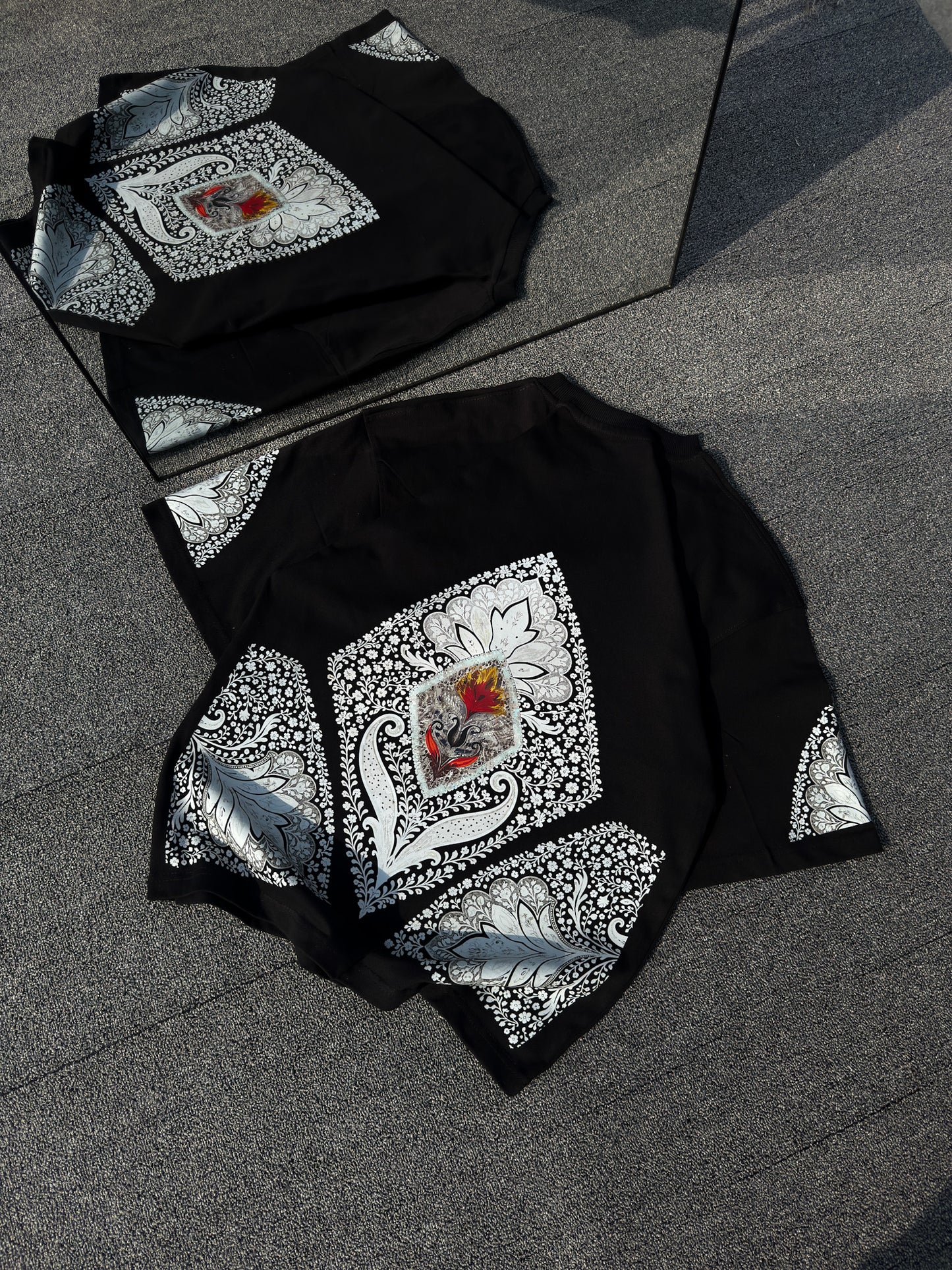 Oversized Tee - Black Heritage