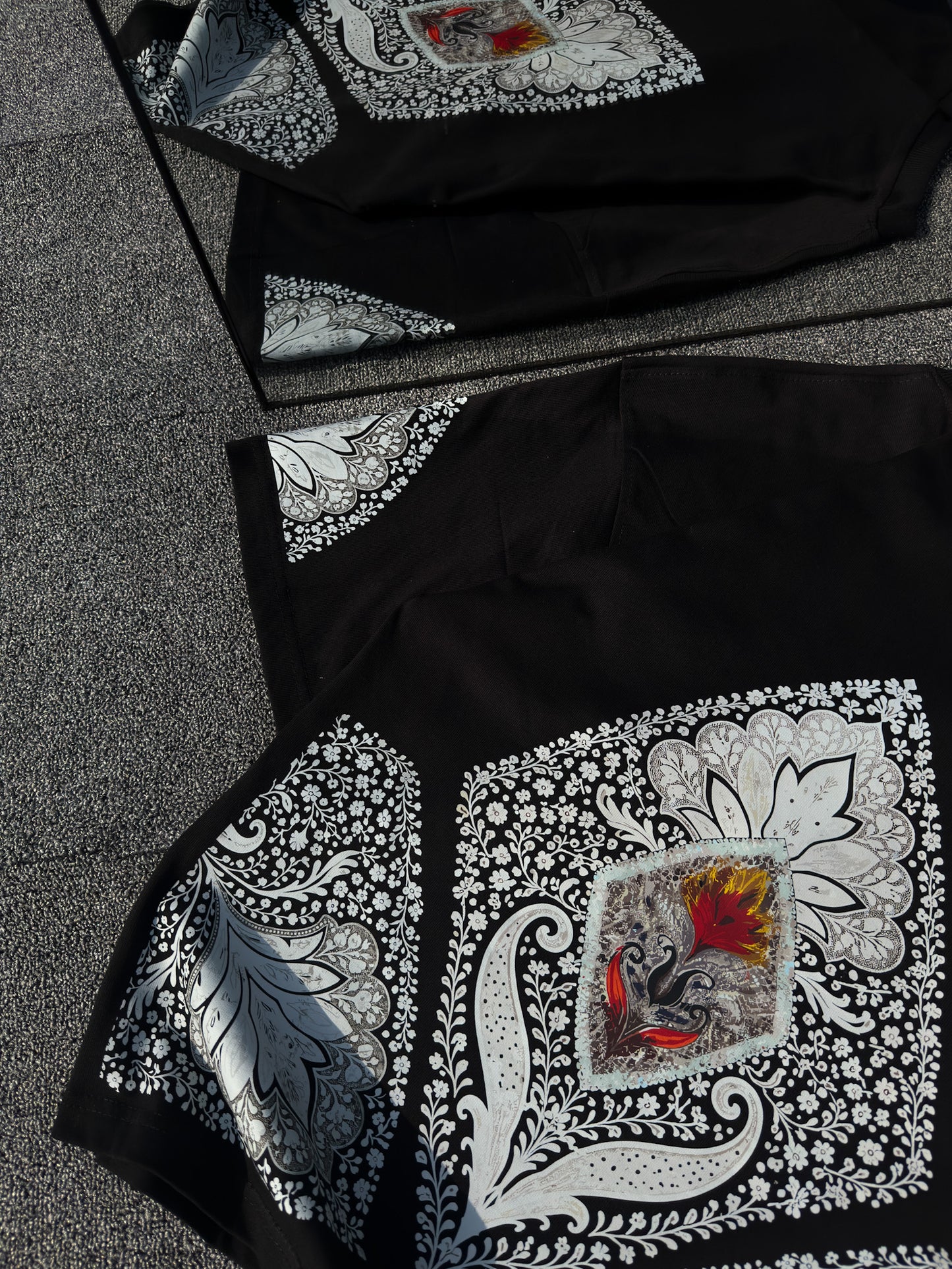 Oversized Tee - Black Heritage
