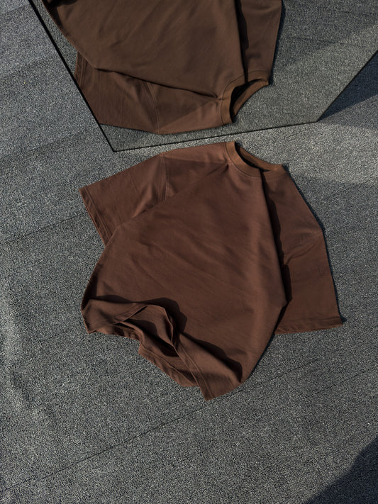 Oversized Tee - Brown