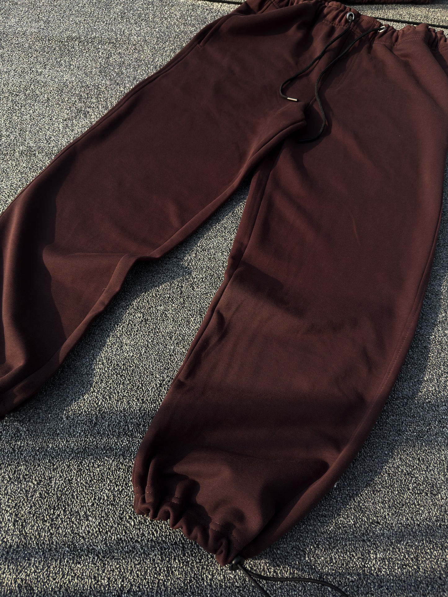 Wide Leg Sweatpant - Maroon