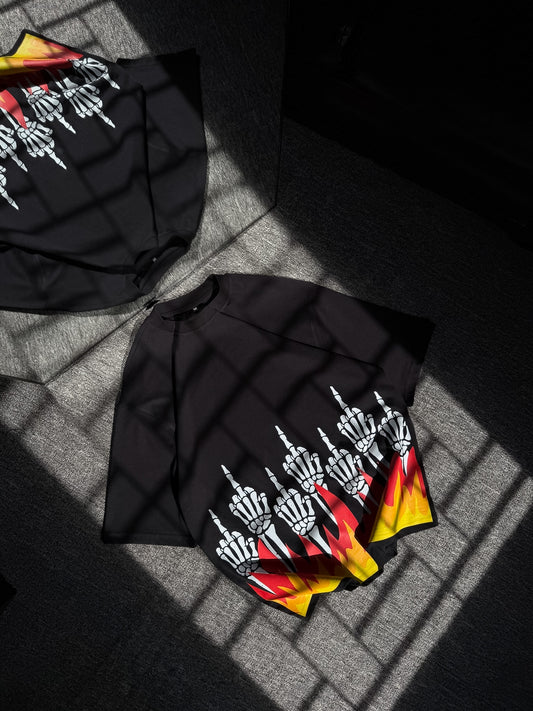 Oversized Tee - Flame