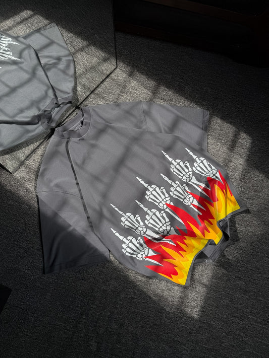 Oversized Tee - Flame